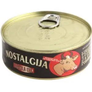 Troškinta jautiena NOSTALGIJA, konservuota, 240 g