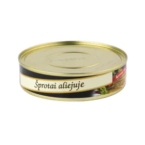 Rūkyti šprotai  EO Riga, aliejuje, 160 g