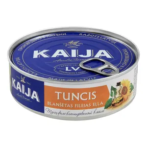 Tuno filė aliejuje KAIJA, blanširuota, 200g
