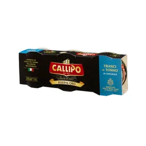 Gelsvauodegis tunas, CALLIPO, sūrime, 3x70g