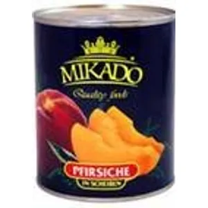 Persikų puselės MIKADO, luptos, 825g / 485 g