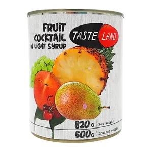 Vaisių kokteilis TASTE LAND, 820 g / 500 g