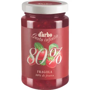 Braškių užtepas D'ARBO, 80%, 250 g
