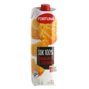 Apelsinų sultys FORTUNA, 1 l