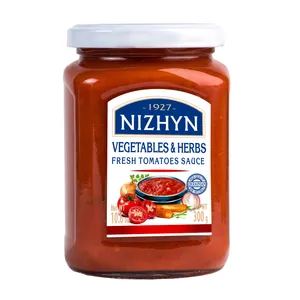 Šviežių pomidorų padažas Vegetables and herbs  NEZHIN, 300 g