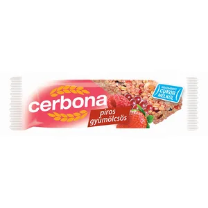 Dribsnių batonėlis CERBONA Red fruits, 20 g