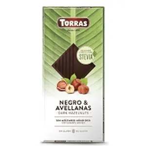 Šokoladas TORRAS, juodasis su riešutais, 125 g