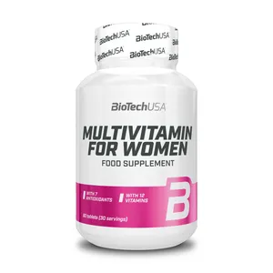 Multivitaminai moterims BioTechUSA, tabletės, 60 vnt