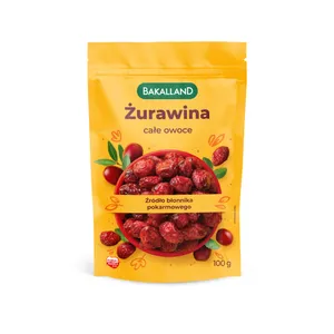 Džiovintos spanguolės, BAKALLAND, 100 g