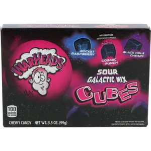 Kramtomieji saldainiai WARHEADS, galactic cubes, 99 g