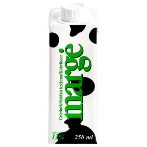 Grietinėlė MARGĖ, 12 % rieb., 0,25 l