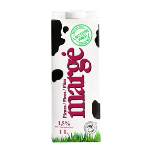 Pienas be laktozės MARGĖ, 1,5%, UAT, 1 l