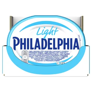 Švž. sūrio gaminys PHILADELPHIA LIGHT, 125 g