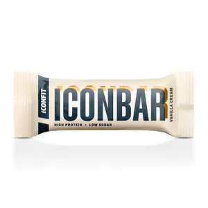 Baltyminis batonėlis ICONFIT, vanilinis, 45 g