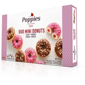 Šaldytos mini spurgos POPPIES,duo, 8 vnt., 152 g