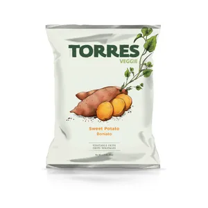 Saldžių bulvių traškučiai TORRES, 90g