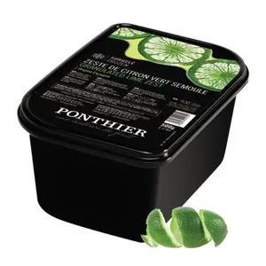 Šaldytos žaliųjų citrinų žievelių granulės PONTHIER,  500 g