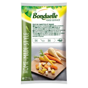 Šaldytų morkų ir pastarnokų mišinys, BONDUELLE, 2,5 kg
