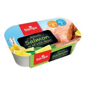 Lašiša aliejuje su citrina, 120 g