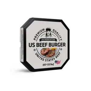 Šaldyti mėsos paplotėliai US BEEF BURGER, 2 x 125 g