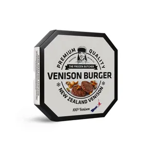 Šaldyti elnienos paplotėliai VENISON BURGER, 2 x 125 g