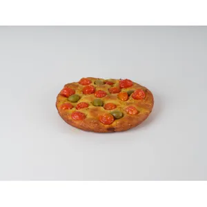FOCACCIA su vyšniniais pomidorais ir alyvuogėm, 230 g