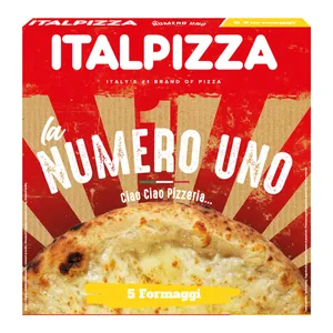 Šaldyta pica ITALPIZZA, La Numero Uno 5 Formaggi, 410 g