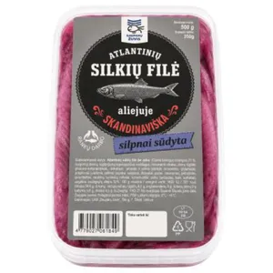 Silkės filė aliejuje SKANDINAVIŠKA, 500g