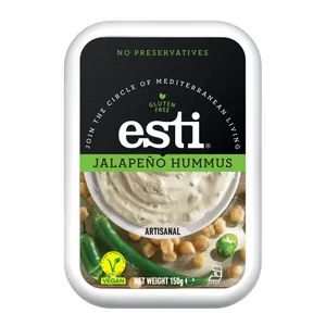 Humusas ESTI, su chalapos paprika, 150 g