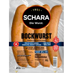 Virtos dešrelės SCHARA Bockwurst, 400 g