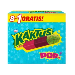 Valgomieji ledai KAKTUS POP, 9 vnt, 432 g