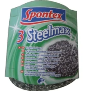 Šveistukas SPONTEX Steelmax, metalinis, 12 g, 3 vnt.