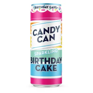 Gazuotas gaivusis gėrimas CANDY CAN Birthday Cake, 0.33 l