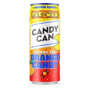 Gazuotas gaivusis gėrimas CANDY CAN x Pac-Man Orange Candy, 0.33 l
