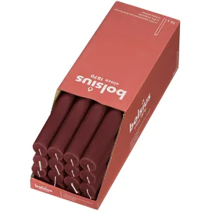 Žvakė Rustic Velvet Red D 2,3 cm, L 27 cm, 13 h, vnt