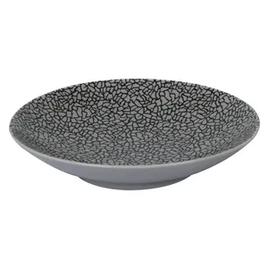 Lėkštė ZINA Grey Night, gili, porcelianas, 650ml, D 22 cm, vnt