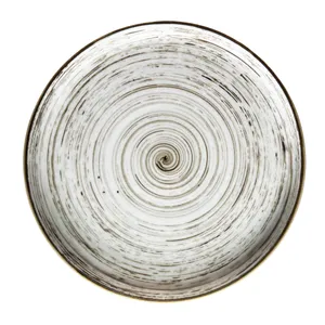 Lėkštė Nostalgia White, aukštu krašteliu, D 28 cm, H 3 cm, vnt