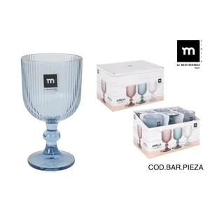 Taurė Sonella, mėlyna, 360 ml, D 9 cm, H 16,5 cm, 6 vnt