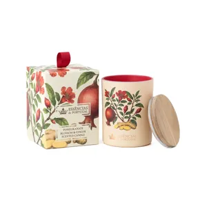 Žvakė Botanic Pomegranate&Ginger, su dangteliu, D 18 cm, H 13 cm, vnt