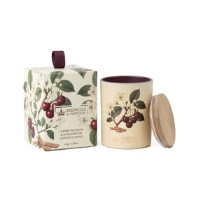 Žvakė Botanic Cherry&Sandal, su dangteliu, D 18 cm, H 13 cm, vnt
