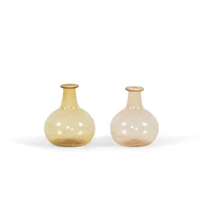 Vaza, stiklas, D 10 cm, H 10 cm, vnt