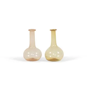 Vaza, stiklas, D 11 cm, H 19 cm, vnt