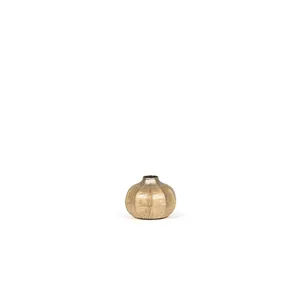 Vaza, metalas, D 15,5 cm, H 11,5 cm, vnt