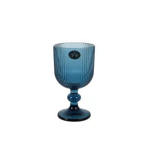 Taurė Monterrey, mėlyna, stiklas, 255 ml, D 8 cm, H 14,5 cm, 6 vnt
