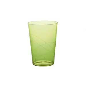 Vienkartinė stiklinė MOON, 250/200 ml, PS, žalia, 25 vnt.
