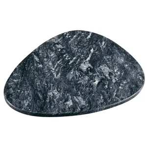 Padėklas Marble, marmuras, ovalus, 25 x 25 cm, H 1 cm, vnt