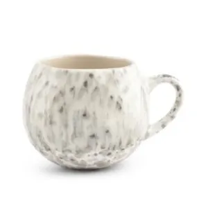 Puodelis Muggies Dot Grey, akmens masė, 460 ml, D  10 cm, H  9 cm, vnt