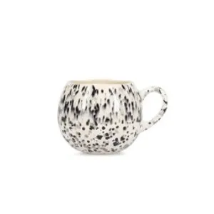 Puodelis Muggies Dot Black, akmens masė, 460 ml, D 10 cm, H 9 cm, vnt