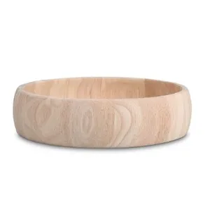 Padėklas Rural Mango, aukštais kraštais, medis, D 28 cm, H 6,5 cm, vnt