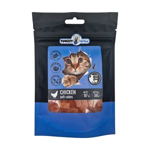 Vištienos kubeliai YUMZZYBITES, katėms, 50 g